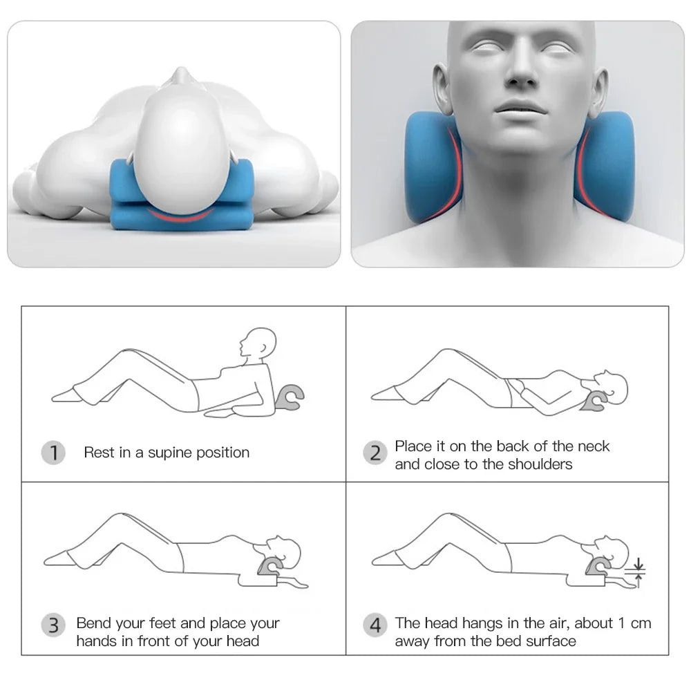 U Shaped Cervical Spine Massage Pillow