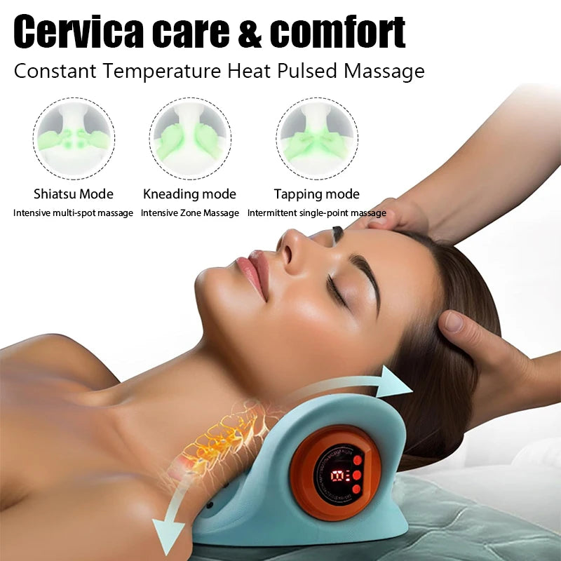 Electric Cervical Neck Stretcher Massager