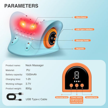 Electric Cervical  Neck Stretcher Massager
