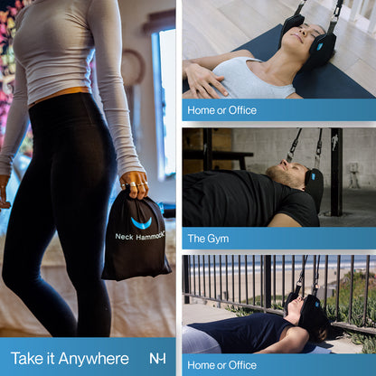 The Original Neck Hammock® – Patented, FDA Registered Neck Stretcher for Cervical Traction & Relaxation