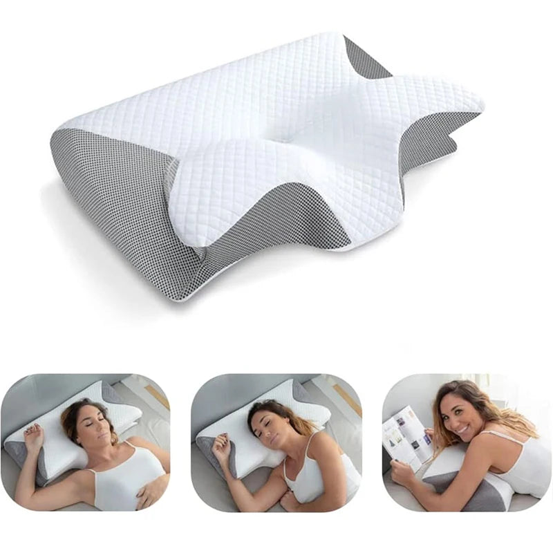 2 in 1 Memory Foam Cervical Pillow