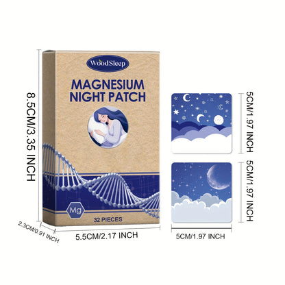 Magnesium Night Patch Deep Moisturizing Night Care Patch. Contains lavender extract and other ingredients, easy to operate