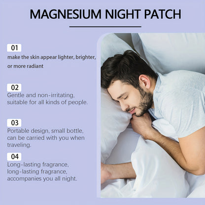 Magnesium Night Patch Deep Moisturizing Night Care Patch. Contains lavender extract and other ingredients, easy to operate